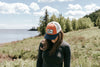 Oxford Trucker Hat Dark Orange/Navy