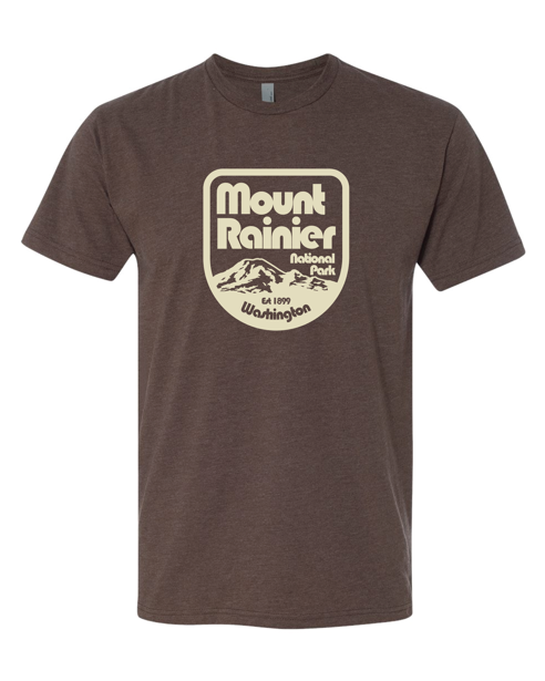 Mount Rainier T-Shirt Brown